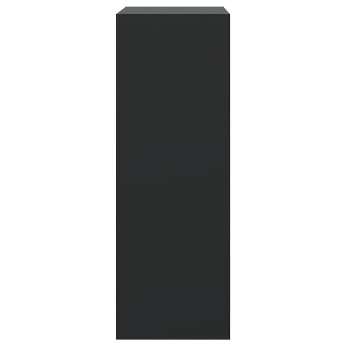 Scarpiera Nera 60x34x96,5 cm in Legno Multistrato