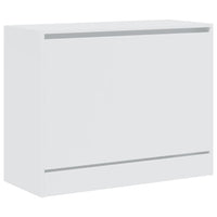 Scarpiera Bianca 80x34x63 cm in Legno Multistrato 839959