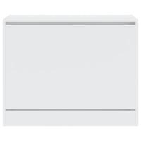 Scarpiera Bianca 80x34x63 cm in Legno Multistrato 839959