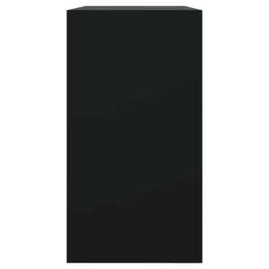 Scarpiera Nera 80x34x63 cm in Legno Multistrato 839960