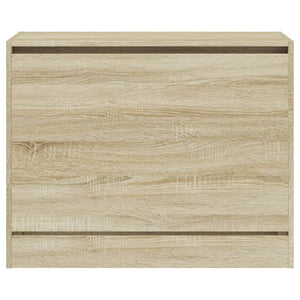 Scarpiera scarpiera mobile portaoggetti ingresso corridoio soggiorno Sonoma 80 x 34 x 63 cm MDF marrone 02_0021733