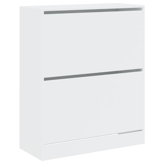 Scarpiera scarpiera mobile portaoggetti ingresso corridoio soggiorno 80 x 34 x 96,5 cm legno composito bianco 02_0021507