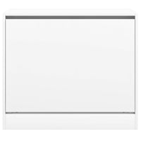 Scarpiera Bianca 80x42x69 cm in Legno Multistrato 840001