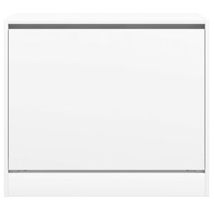 Scarpiera Bianca 80x42x69 cm in Legno Multistrato 840001