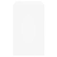 Scarpiera Bianca 80x42x69 cm in Legno Multistrato 840001