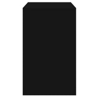 Scarpiera Nera 80x42x69 cm in Legno Multistrato 840002