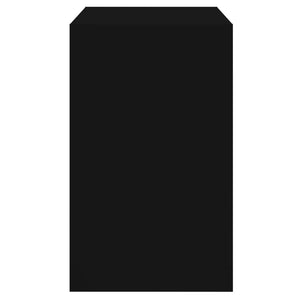 Scarpiera scarpiera mobile portaoggetti ingresso corridoio soggiorno 80 x 42 x 69 cm legno multistrato nero 02_0022028