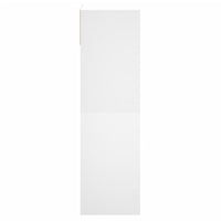 Scarpiera Bianca 60x34x116 cm in Legno Multistrato 840015