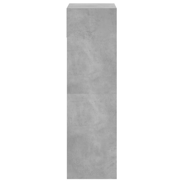 Scarpiera scarpiera mobile portaoggetti ingresso corridoio soggiorno 60 x 34 x 116 cm multistrato grigio 02_0021829