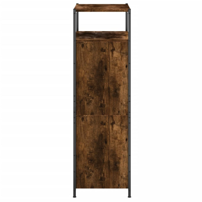 Scarpiera Rovere Fumo 60x34x112 cm in Legno Multistrato 840031