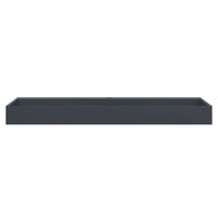 Lavandino 120x46x11 cm Blocco in Marmo/Minerale Antracite 155986