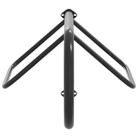 Portasella da Parete Nero in Ferro 172428