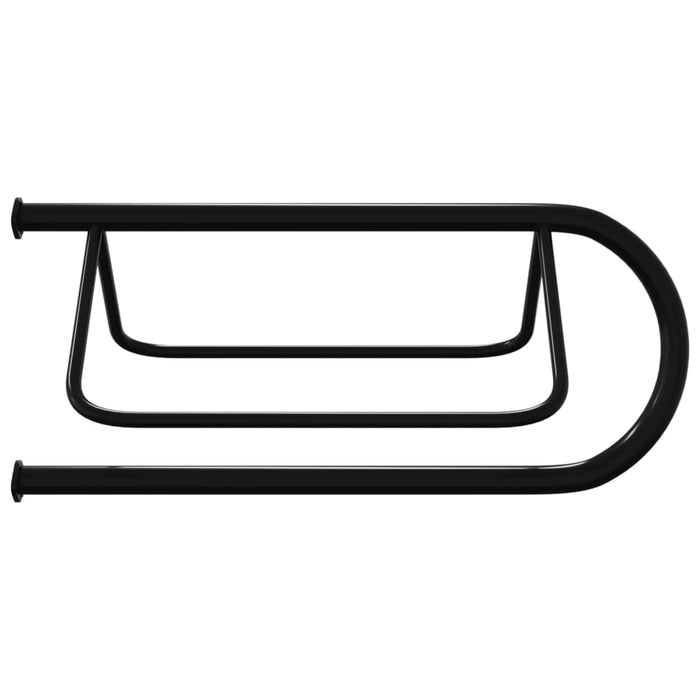 Portasella da Parete Nero in Ferro 172428