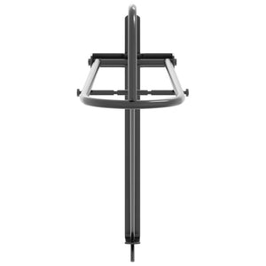 Portasella da Parete Pieghevole Nero in Ferro