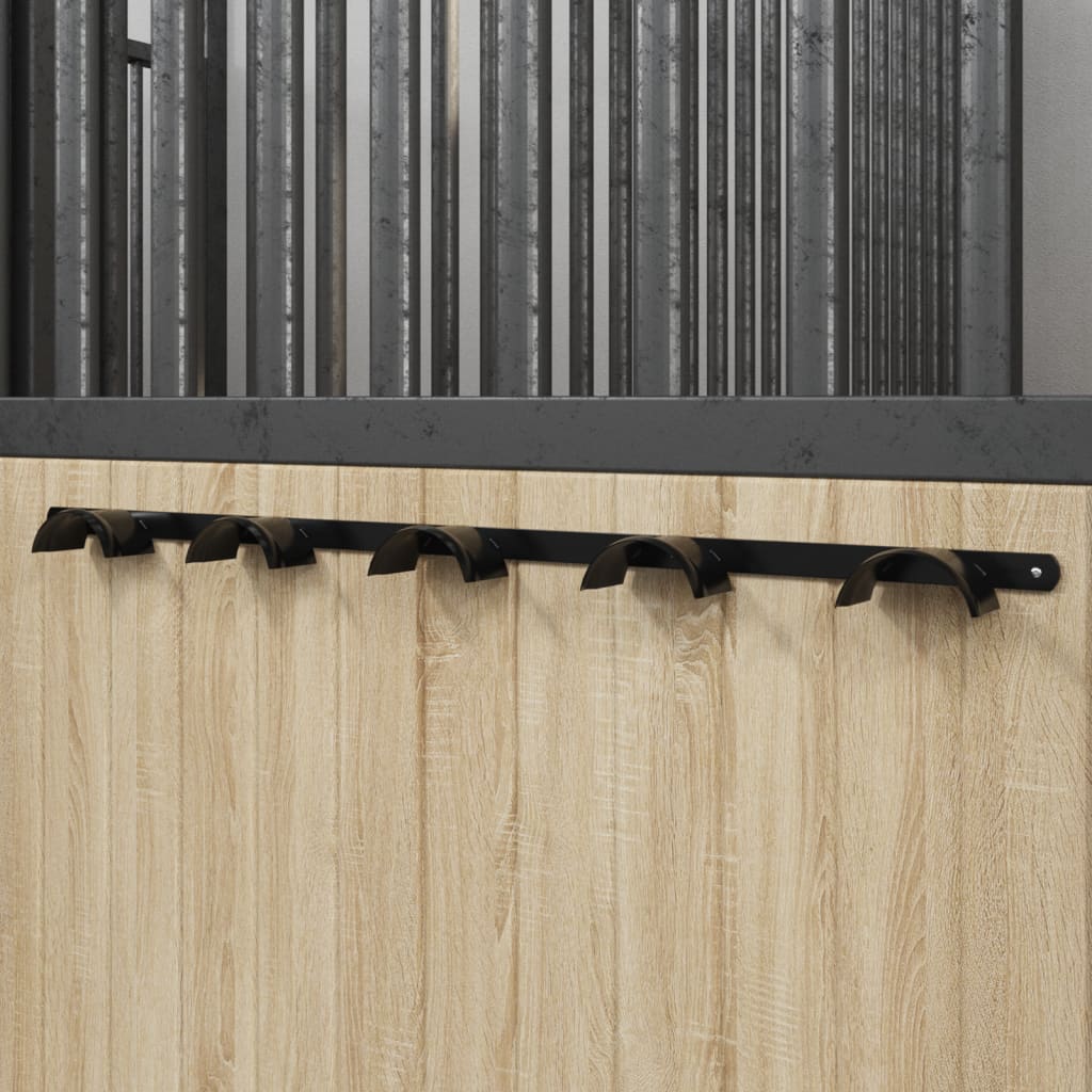 Gancio per Briglia per 5 Briglie Nero in ferro 172447