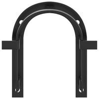 Portasella da Parete Nero in Ferro 172450