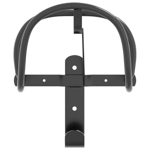 Portasella da Parete Nero in Ferro 172451