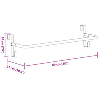Porta Sottosella Nero in Ferro 172456