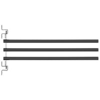 Porta Sottosella a 3 Bracci Nero in Ferro