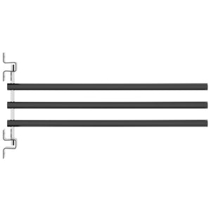 Porta Sottosella a 3 Bracci Nero in Ferro