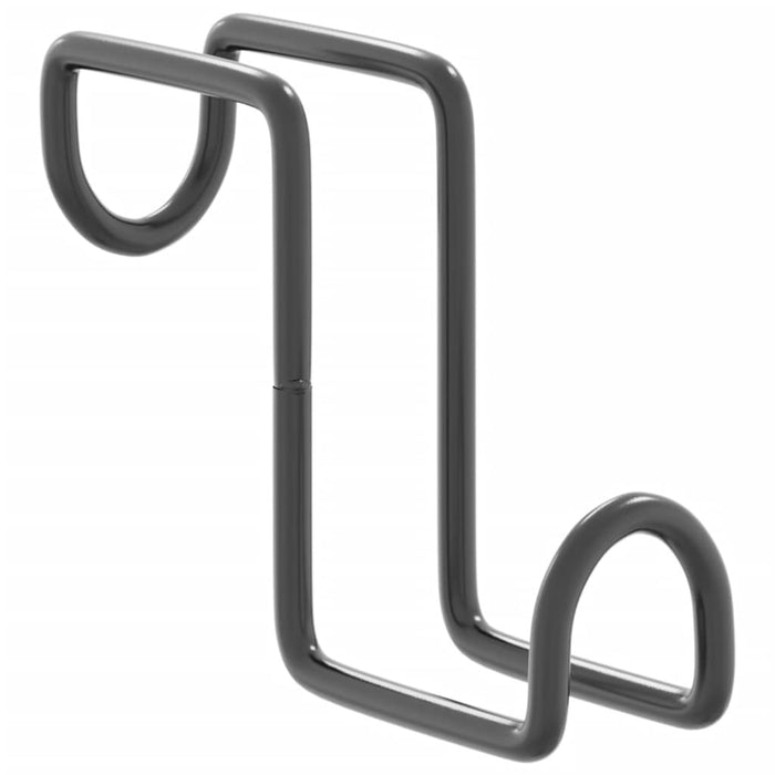 Supporti Briglie 3 pz in Acciaio Nero