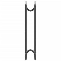 Supporti Briglie 3 pz in Acciaio Nero