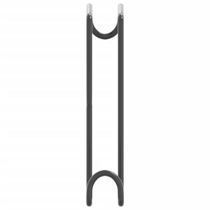 Supporti Briglie 3 pz in Acciaio Nero 172463