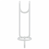 Gancio per Secchio Portatile Argento in Acciaio Zincato