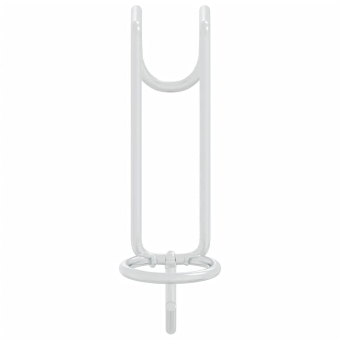 Gancio per Secchio Portatile Argento in Acciaio Zincato