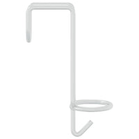 Gancio per Secchio Portatile Argento in Acciaio Zincato