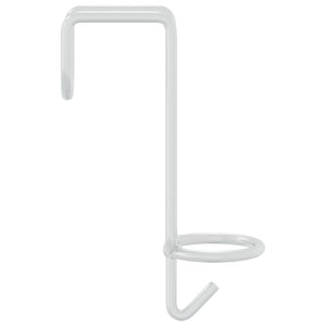 Gancio per Secchio Portatile Argento in Acciaio Zincato