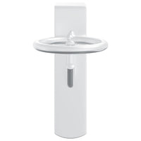 Ganci per Secchio Portatili 3 pz Argento in Acciaio