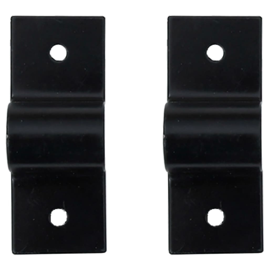 Braccio per Tubo in Gomma a Parete Nero in Acciaio 172487