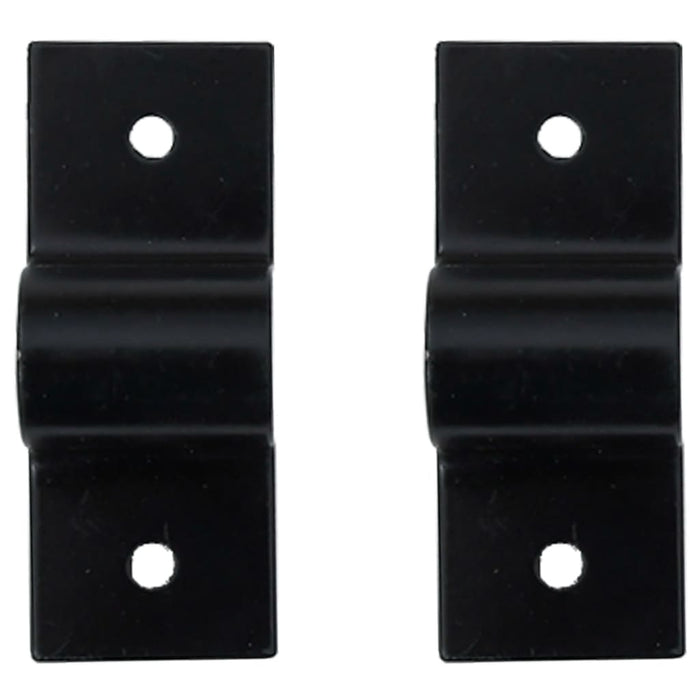 Braccio per Tubo in Gomma a Parete Nero in Acciaio 172487