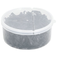 Elastici per Trecce Cavallo 500 pz Neri in Silicone 172493