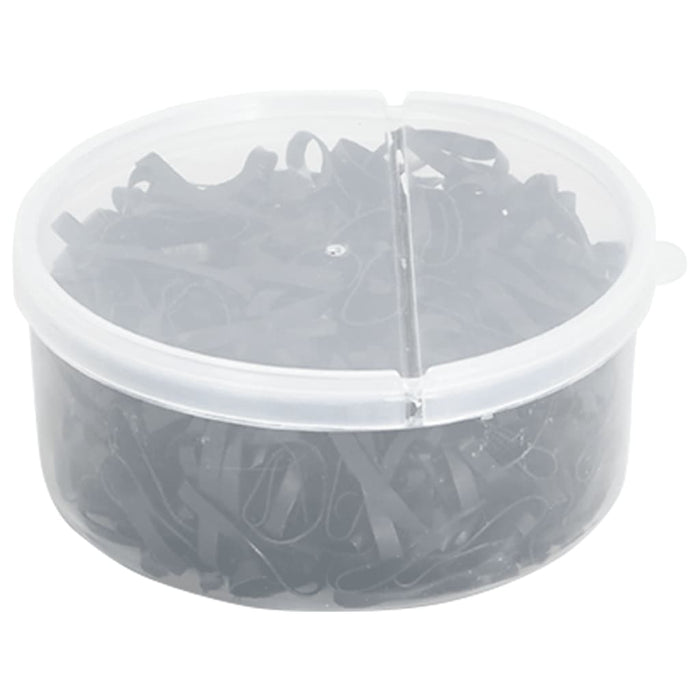 Elastici per Trecce Cavallo 500 pz Neri in Silicone 172493