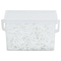 Elastici per Trecce Cavallo 2500 pz Bianchi in Silicone 172495