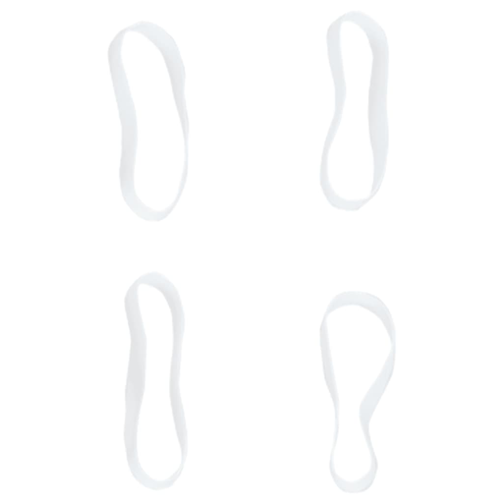 Elastici per Trecce Cavallo 2500 pz Bianchi in Silicone 172495