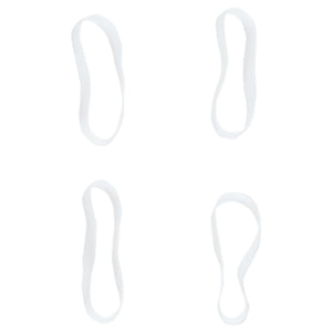 Elastici per Trecce Cavallo 2500 pz Bianchi in Silicone