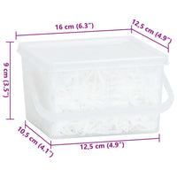 Elastici per Trecce Cavallo 2500 pz Bianchi in Silicone 172495