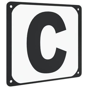 Lettere Arena da Dressage 12 pz in Acciaio