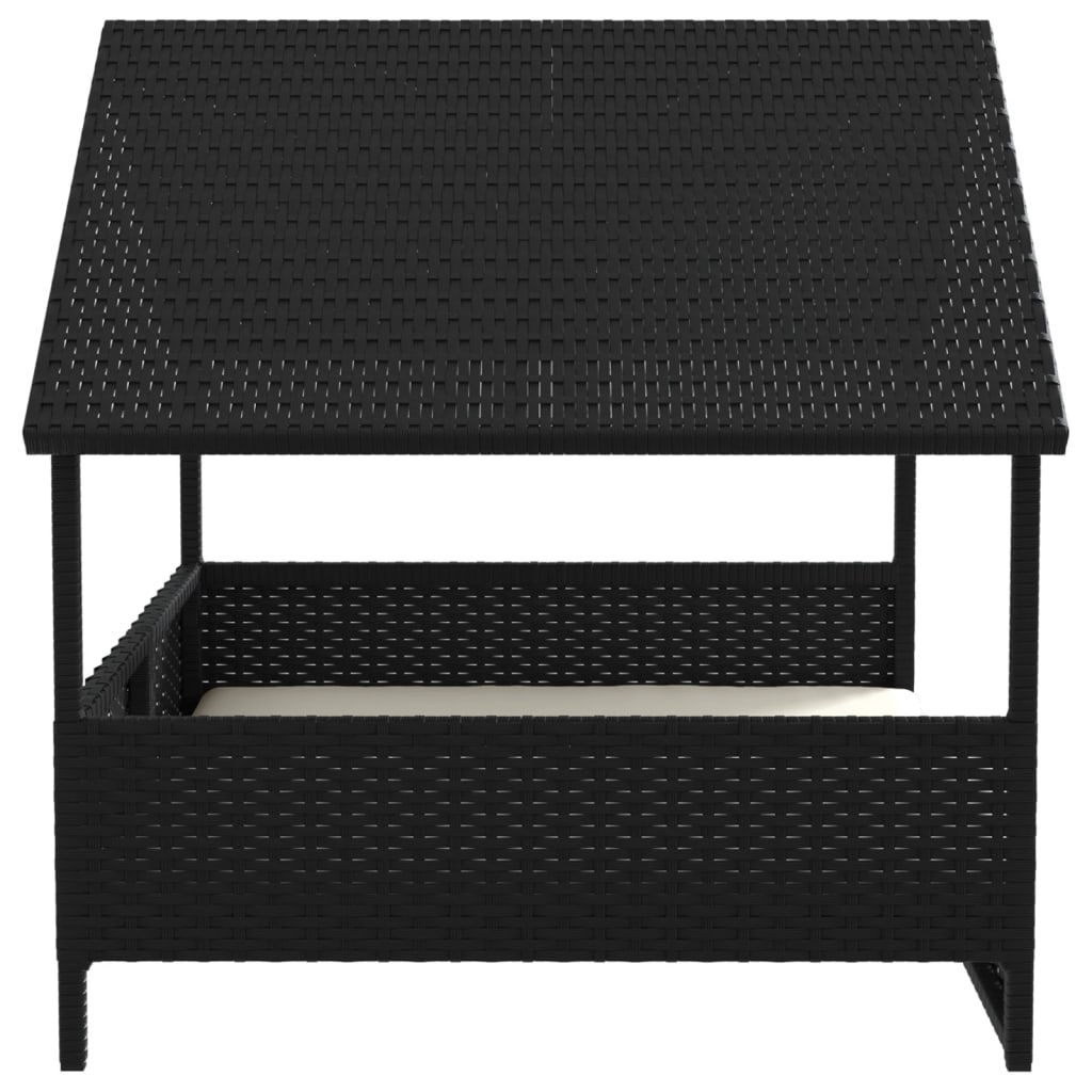 Cuccia per Cani con Cuscino in Polyrattan 366390