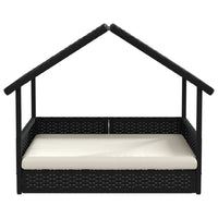 Cuccia per Cani con Cuscino in Polyrattan 366391