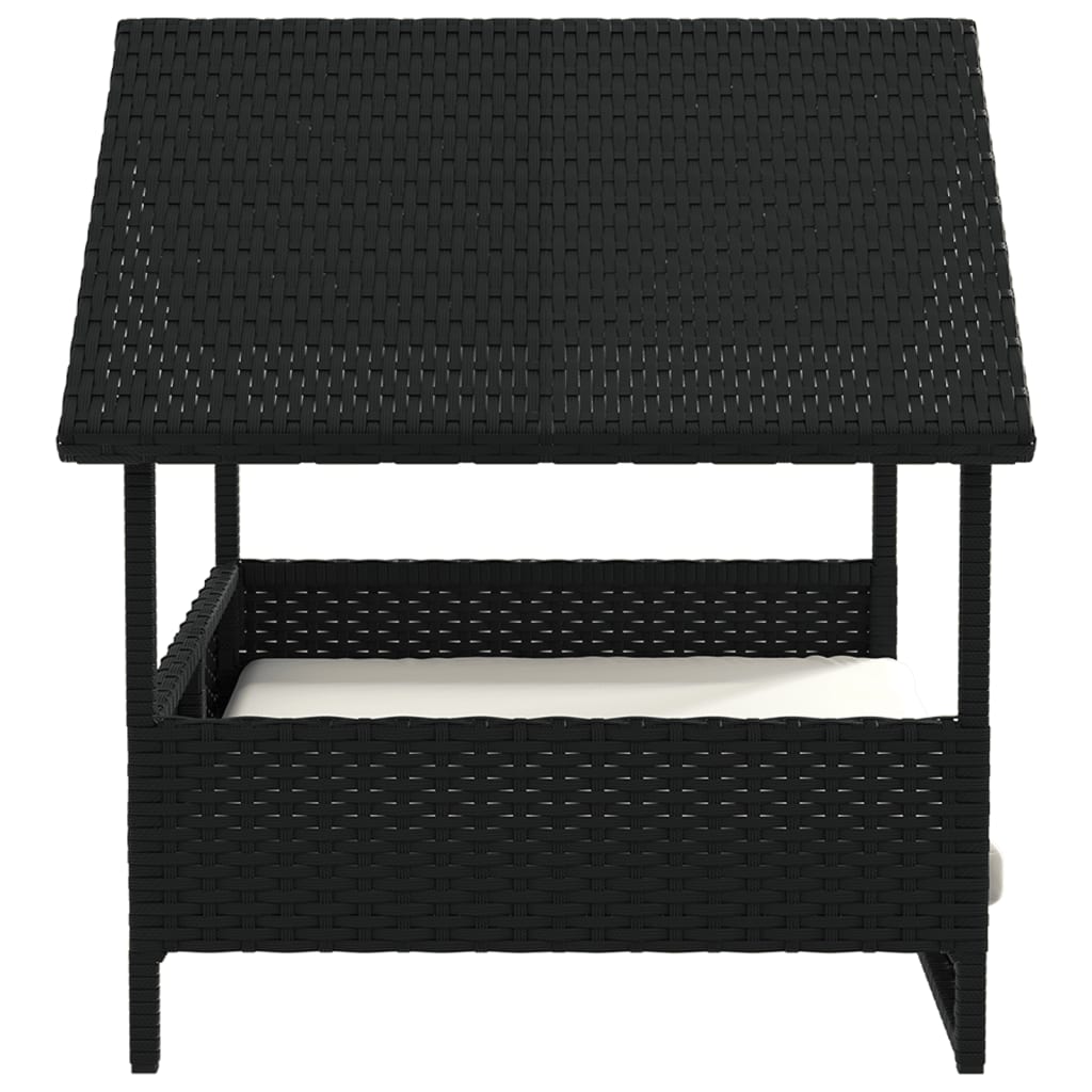 Cuccia per Cani con Cuscino in Polyrattan 366391