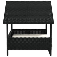 Cuccia per Cani con Cuscino in Polyrattan 366391