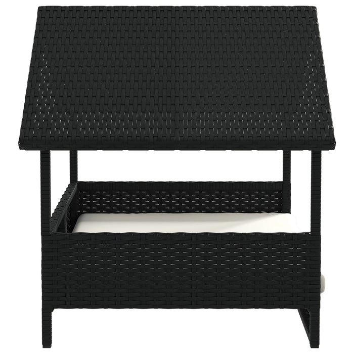 Cuccia per Cani con Cuscino in Polyrattan 366391