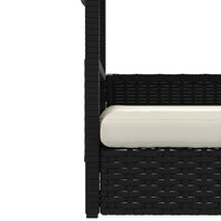 Cuccia per Cani con Cuscino in Polyrattan 366391