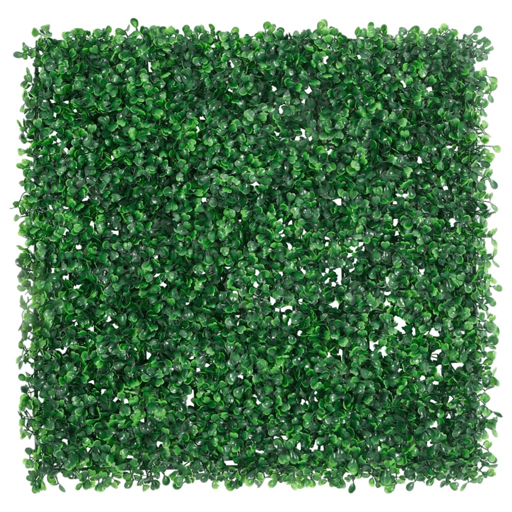 Recinzione Foglie Arbusti Artificiali 6 pz Verde 50x50 cm 366634