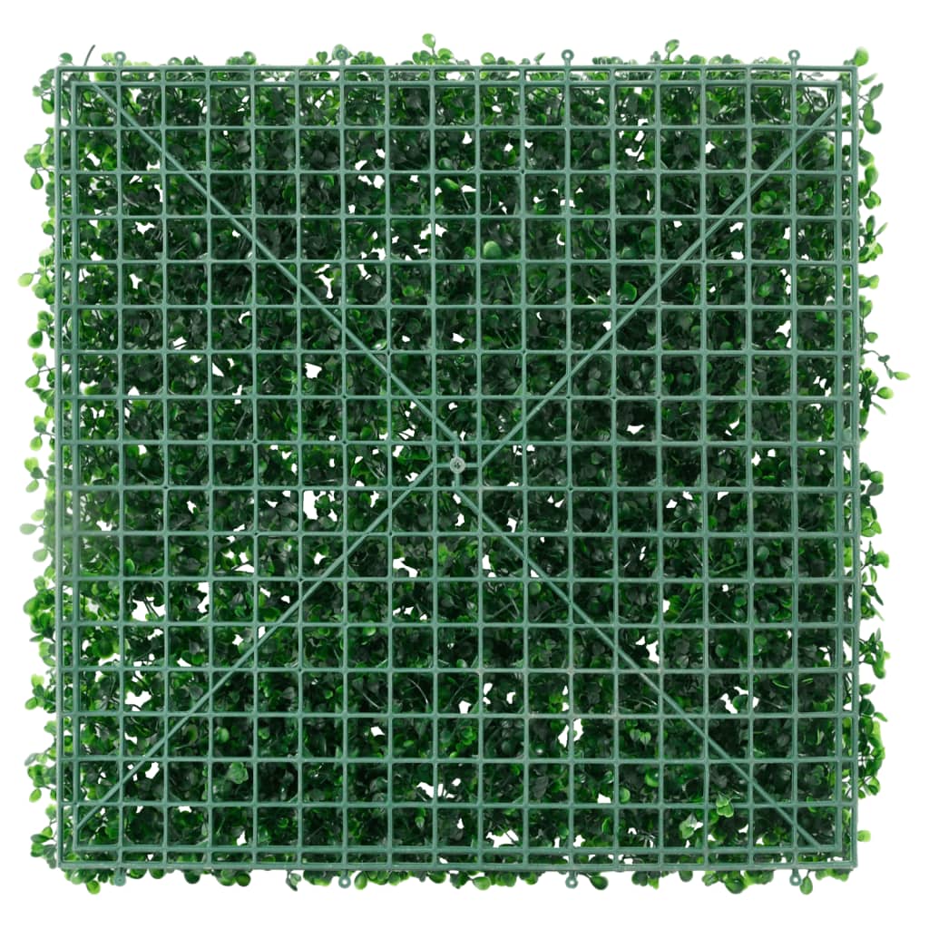 Recinzione Foglie Arbusti Artificiali 6 pz Verde 50x50 cm 366634