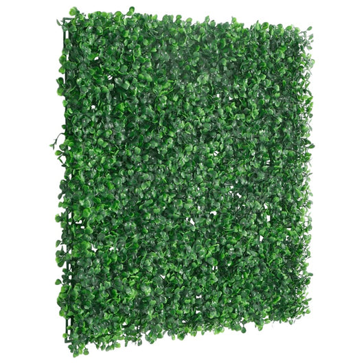Recinzione Foglie Arbusti Artificiali 24 pz Verde 50x50 cm 366635